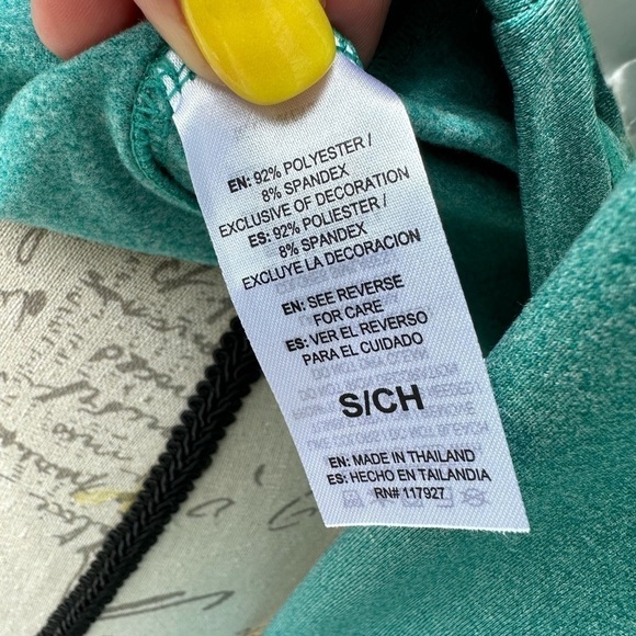 Reebok Green Heather Hooded 1/4 Zip Slim Long-sleeve Performance Top - Picture 13 of 16